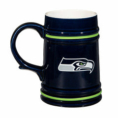 Seattle Seahawks Ceramic Stein Cup, 24oz, Home, NFL