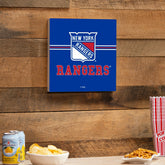 New York Rangers Wood Wall Sign, 12x12, NHL, Home