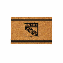New York Rangers Large One Color Coir Mat, 36"x24", NHL