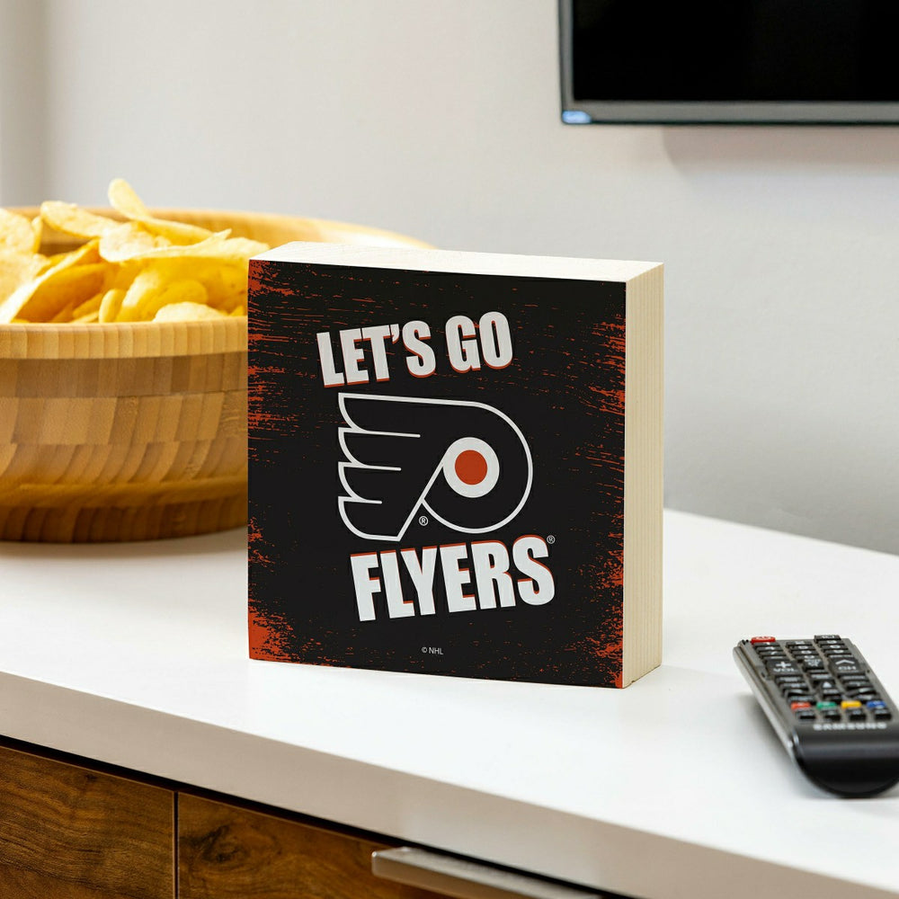 Philadelphia Flyers Plock, Down Home Fans, 6x6, NHL, Home