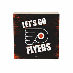 Philadelphia Flyers Plock, Down Home Fans, 6x6, NHL, Home