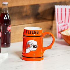 Philadelphia Flyers Ceramic Stein Cup, 24oz, NHL, Home