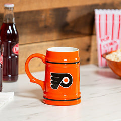 Philadelphia Flyers Ceramic Stein Cup, 24oz, NHL, Home