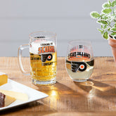 Stemless 17OZ Glass & Tankard 16OZ Gift Set, Philadelphia Flyers, NHL, Home