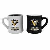 Pittsburgh Penguins 10oz Ceramic Cup Set, 2pc, NHL, Home