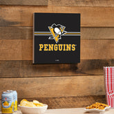 Pittsburgh Penguins Wood Wall Sign, 12x12, NHL, Home