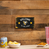 Pittsburgh Penguins Wood Wall Sign, 6x11, NHL, Home
