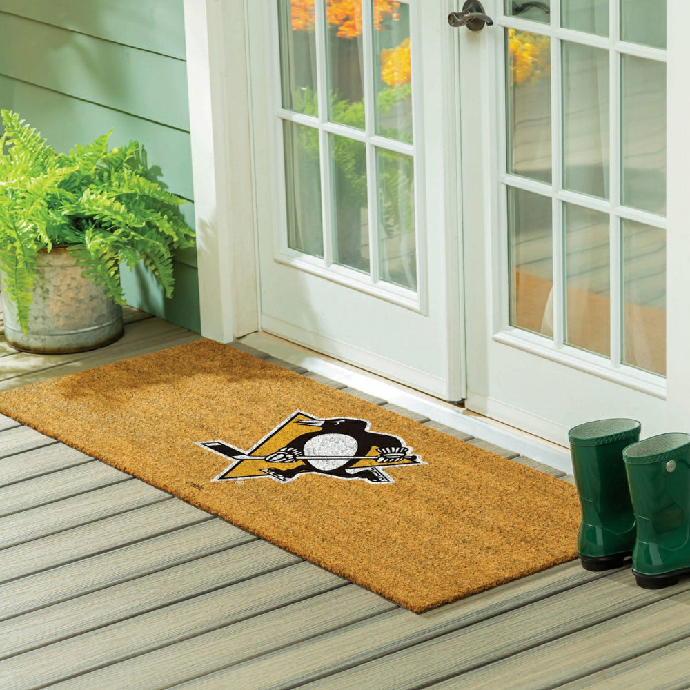 Pittsburgh Penguins Extra Large Full Color Coir Mat, 60"x24", NHL