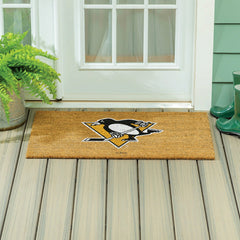 Pittsburgh Penguins Large Full Color Coir Mat, 36"x24", NHL