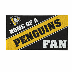 Pittsburgh Penguins, PVC Mat COLOR, Home of a Fan, NHL
