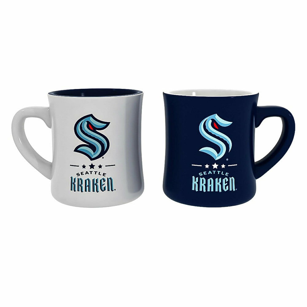 Seattle Kraken 10oz Ceramic Cup Set, 2pc, NHL, Home