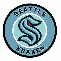 LED Wall Decor, Round, Seattle Kraken, NHL, Home