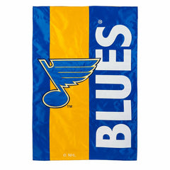 St Louis Blues Embellished Garden Flag, NHL