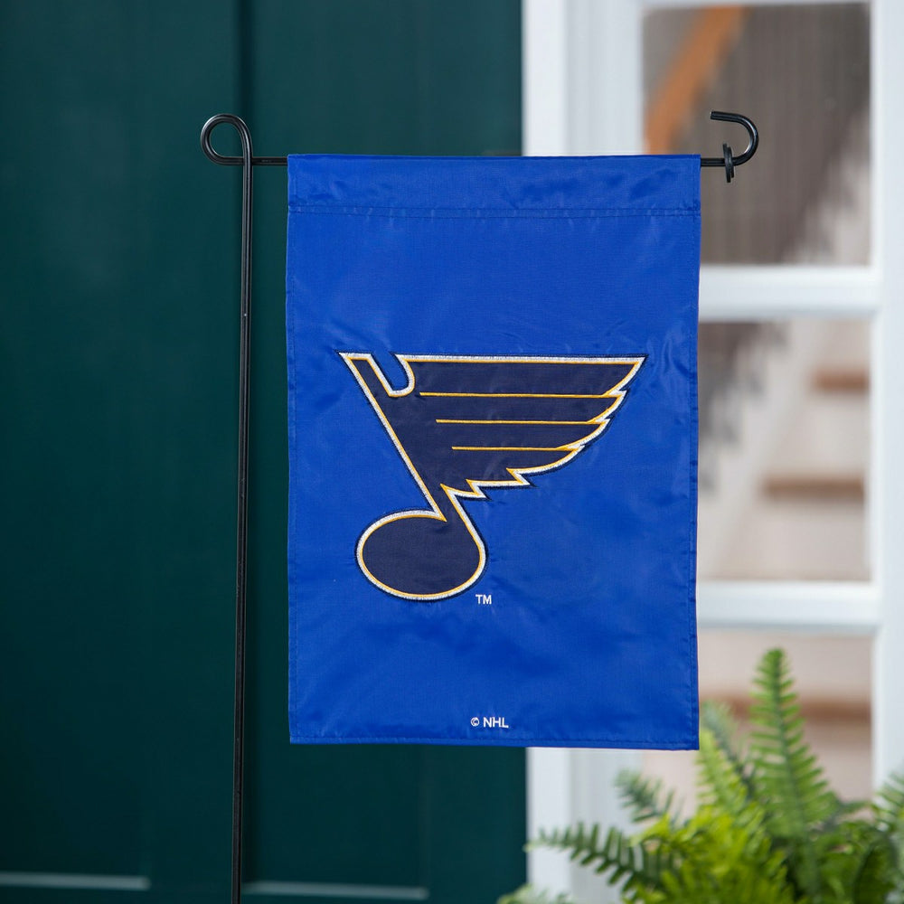 Applique Flag, Gar., St Louis Blues, NHL, Home