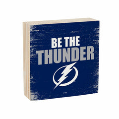 Tampa Bay Lightning Plock, Down Home Fans, 6x6, NHL, Home