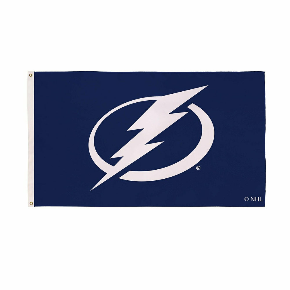 Tampa Bay Lightning Single Sided Flag with 2 Grommets, 3'x5', NHL, Home