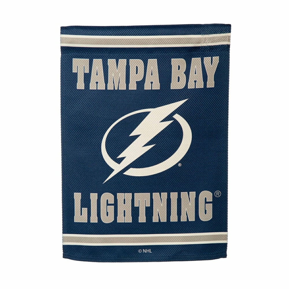 Embossed Suede Flag, GDN Size, Tampa Bay Lightning, NHL, Home