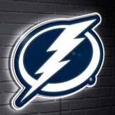 Tampa Bay Lightning LED Wall Decor, Glazelite, Logo, NHL, Home