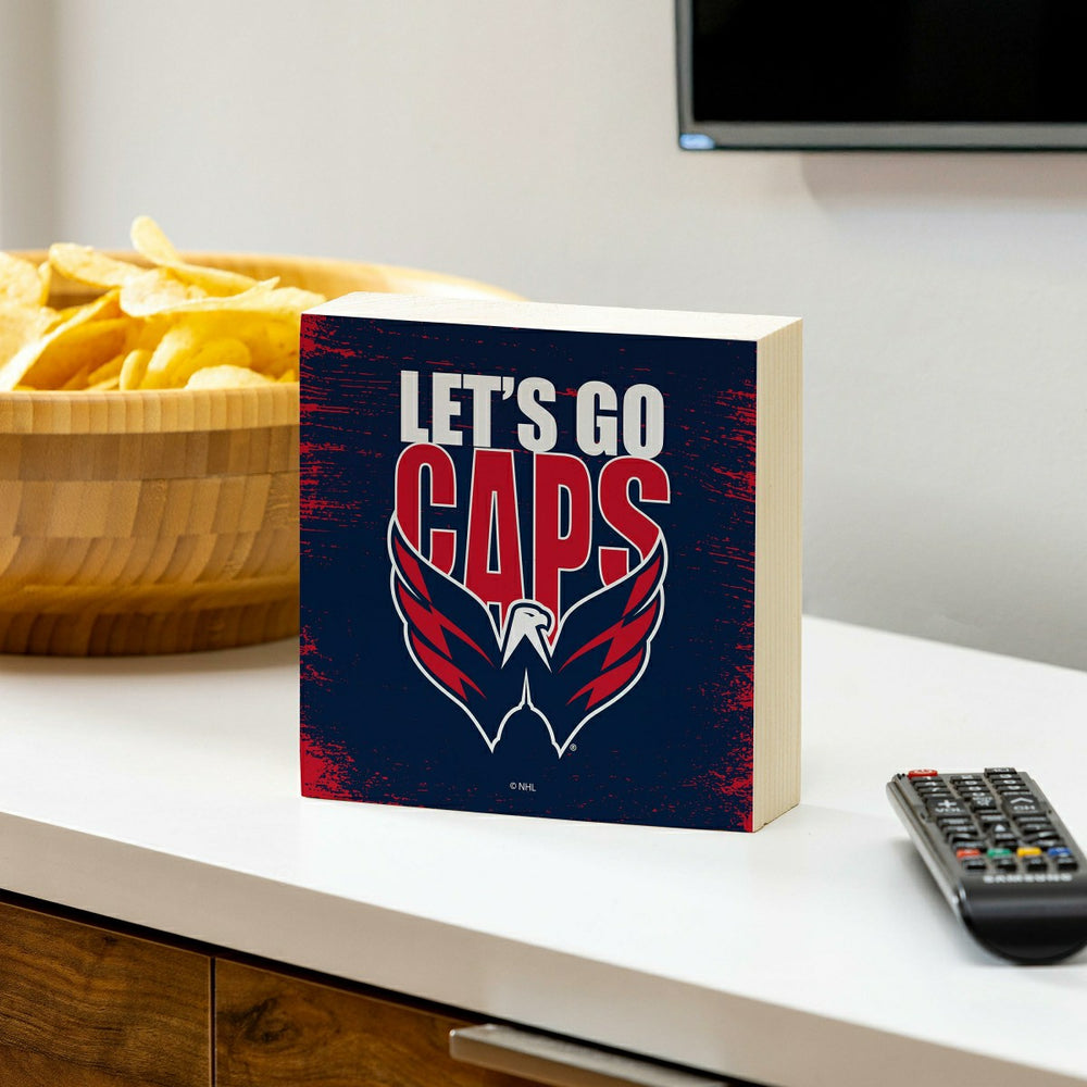 Washington Capitals Plock, Down Home Fans, 6x6, NHL, Home