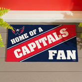 Washington Capitals, PVC Mat COLOR, Home of a Fan, NHL