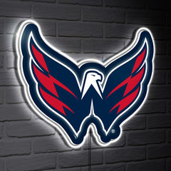 Washington Capitals LED Wall Decor, Glazelite, Logo, NHL, Home