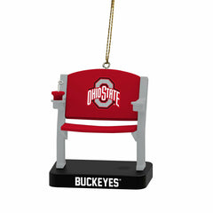 Stadium Seat Ornament, Ohio State University, Home, Collegiate