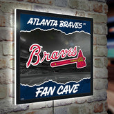 Atlanta Braves 23"H x 23"L LED Wall Decor, Edgelite, Square, MLB, Home