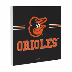 Baltimore Orioles Wood Wall Sign, 12x12, MLB, Home