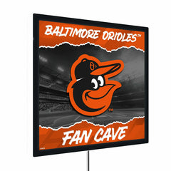 Baltimore Orioles 23"H x 23"L LED Wall Decor, Edgelite, Square, MLB, Home