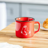 Boston Red Sox Ceramic Camp Cup with Enamel Finish, 14oz, MLB, Home