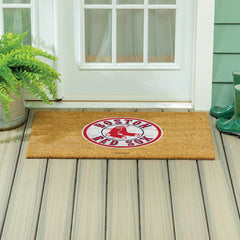 Boston Red Sox Large Full Color Coir Mat, 36"x24", MLB
