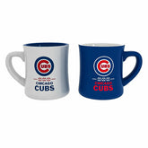 Chicago Cubs 10oz Ceramic Cup Set, 2pc, MLB, Home