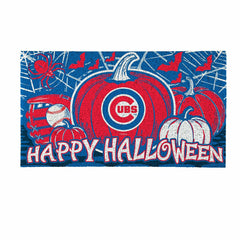 Chicago Cubs Halloween PVC Mat, 28"x16", MLB