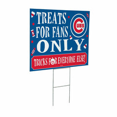 Chicago Cubs Yard Sign, Halloween Treats for Fans, MLB, Home
