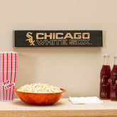 Chicago White Sox Engraved Wood Sign, 3.5" x 18", MLB, Home