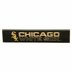Chicago White Sox Engraved Wood Sign, 3.5" x 18", MLB, Home