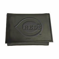 Cincinnati Reds Tri-Fold Wallet Black, MLB, Home