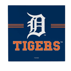 Detroit Tigers Wood Wall Sign, 12x12, MLB, Home