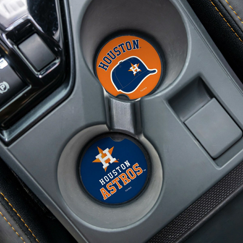Houston Astros Car Coaster Set, 2pc, MLB, Home