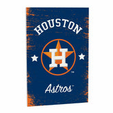 Houston Astros Wood Wall Sign, 16x24, MLB, Home