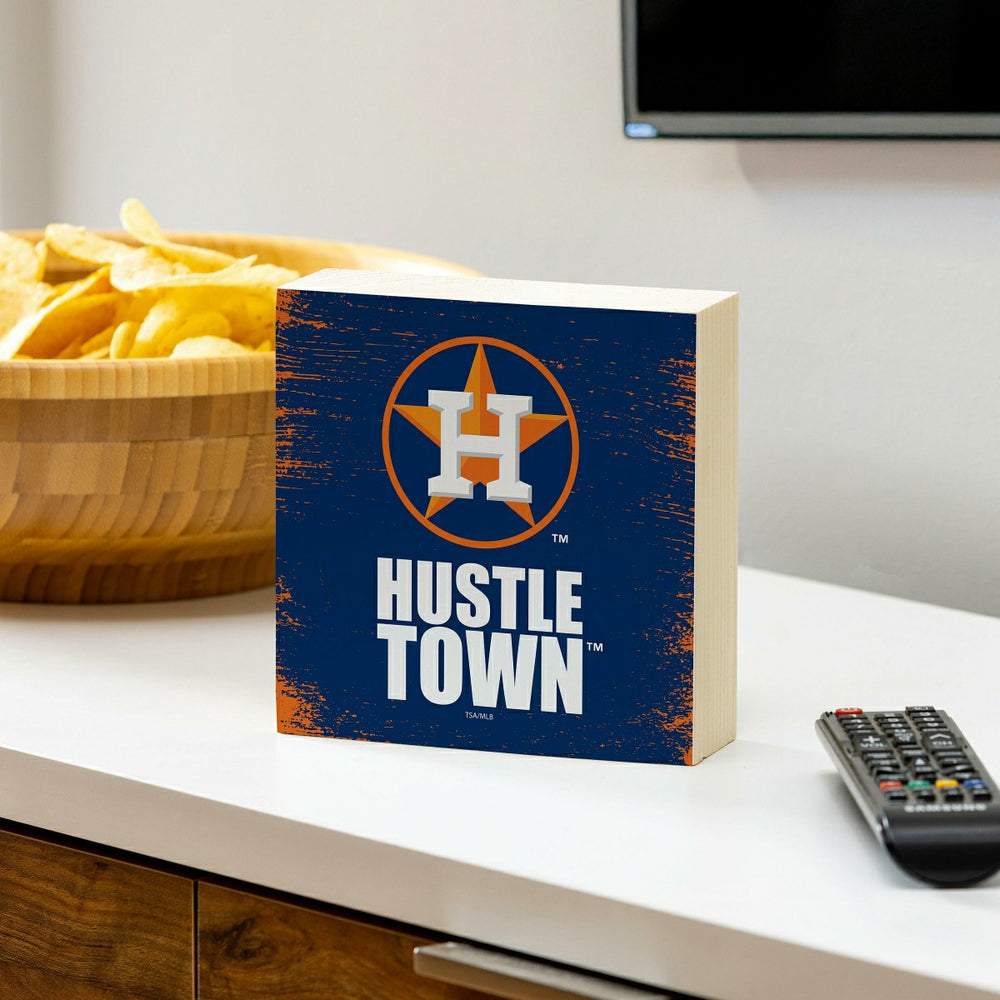 Houston Astros Plock, Down Home Fans, 6x6, MLB, Home
