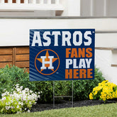 Houston Astros Coroplast Yard Sign "Fans Play Here", MLB, Home
