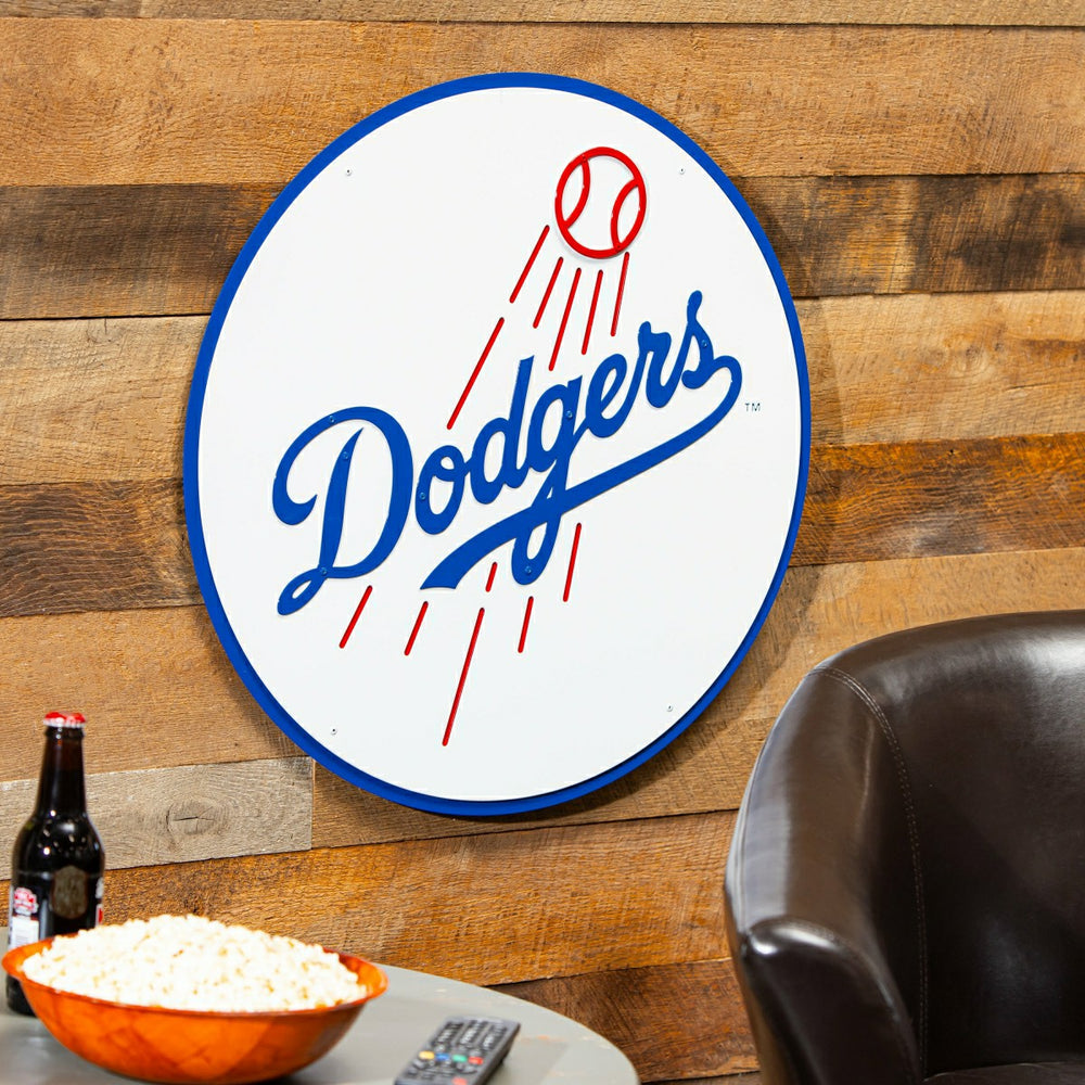 Los Angeles Dodgers Premier Metal Wall Art, MLB, Home