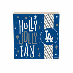 Los Angeles Dodgers Block, Holiday, 6x6, MLB, Home