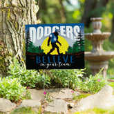 Los Angeles Dodgers Yard Sign, Bigfoot, MLB, Home