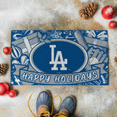 Los Angeles Dodgers Holiday PVC Mat, 28"x16", MLB