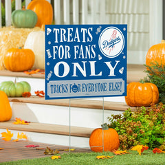 Los Angeles Dodgers Yard Sign, Halloween Treats for Fans, MLB, Home