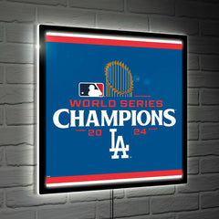 Los Angeles Dodgers 23"H x 23"L LED Wall Decor, Edgelite, Square, WS24, MLB