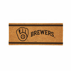 Milwaukee Brewers Extra Large One Color Coir Mat, 60"x24", MLB