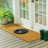 Milwaukee Brewers Extra Large Full Color Coir Mat, 60"x24", MLB